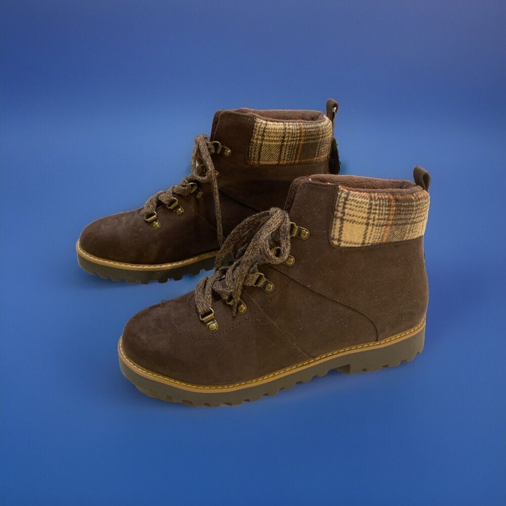 Sonoma Goods For Life Women's Hiker Boots New Brown Size 11 Ortholite ECO - Picture 1 of 6